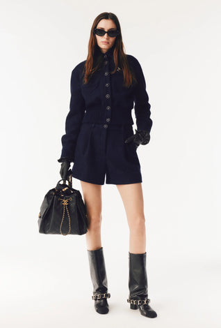 cc ~ High Boots Lambskin & Grosgrain