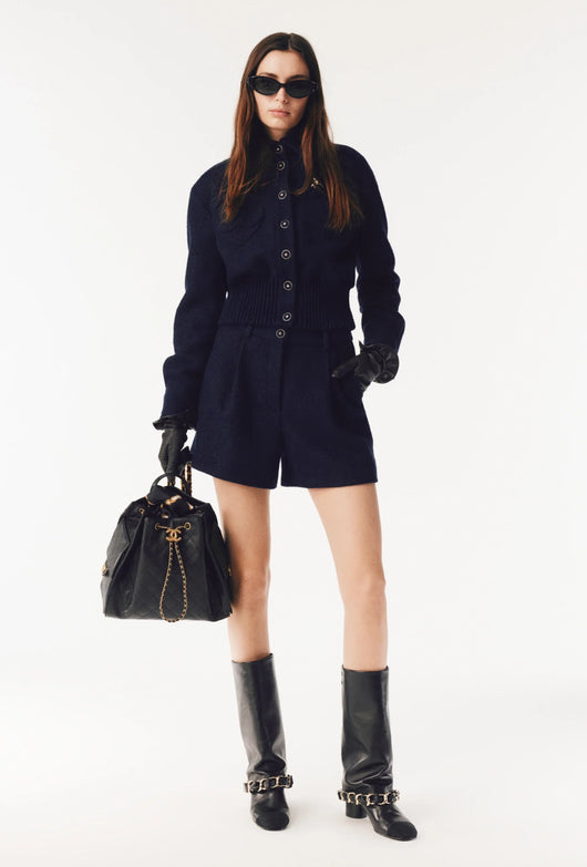 cc ~ High Boots Lambskin & Grosgrain