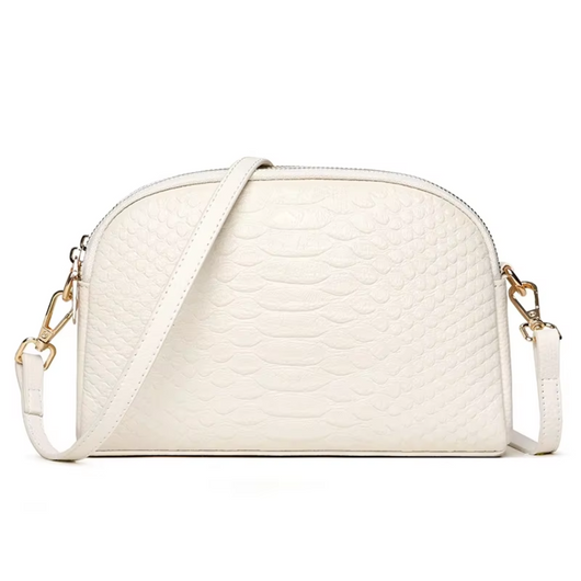 Isabella | Mini faux crocodile shoulder bag