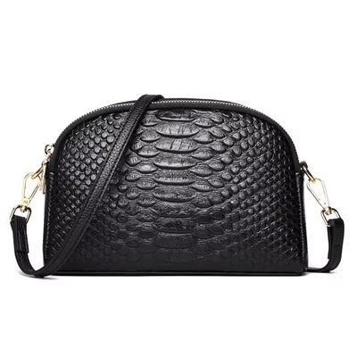 Isabella | Mini faux crocodile shoulder bag
