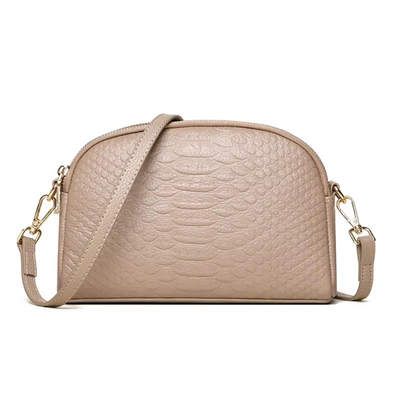 Isabella | Mini faux crocodile shoulder bag