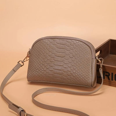 Isabella | Mini faux crocodile shoulder bag
