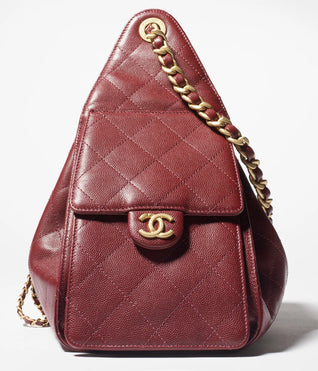 Grained Calfskin & Gold-Tone Metal ~ Cedra
