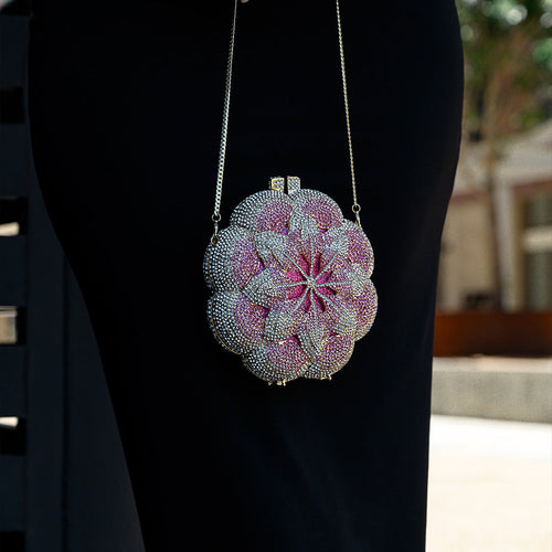 Jeline Flower Clutch Bag