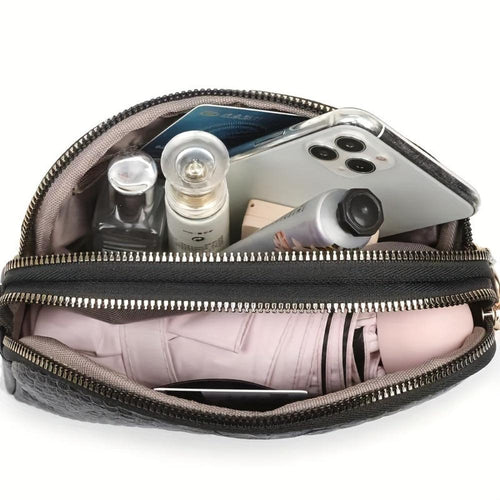 Isabella | Mini faux crocodile shoulder bag