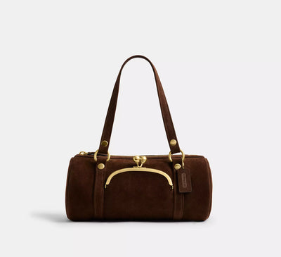 Kisslock Barrel Bag