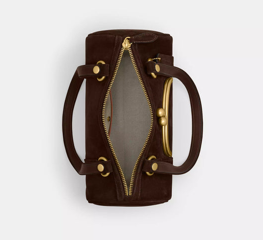 Kisslock Barrel Bag
