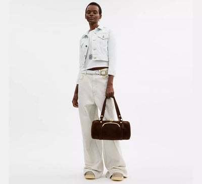 Kisslock Barrel Bag