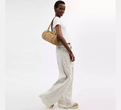Kisslock Barrel Bag