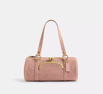 Kisslock Barrel Bag