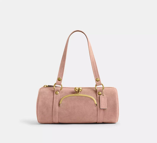 Kisslock Barrel Bag