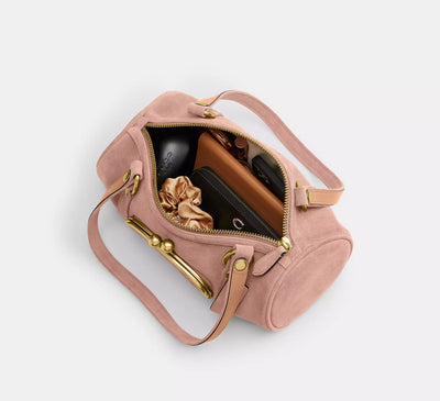 Kisslock Barrel Bag