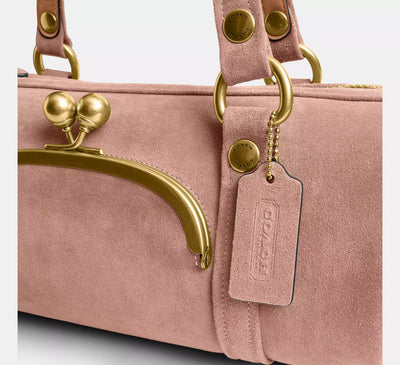 Kisslock Barrel Bag