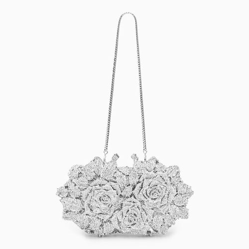 (CS) Cecilia Rose Clutch Bag - Silver