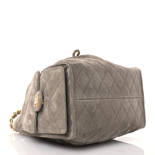 Grained Calfskin & Gold-Tone Metal ~ Cedra