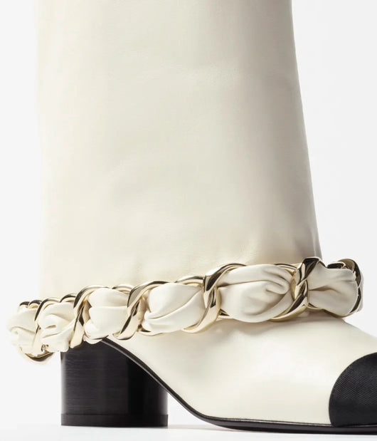 cc ~ High Boots Lambskin & Grosgrain